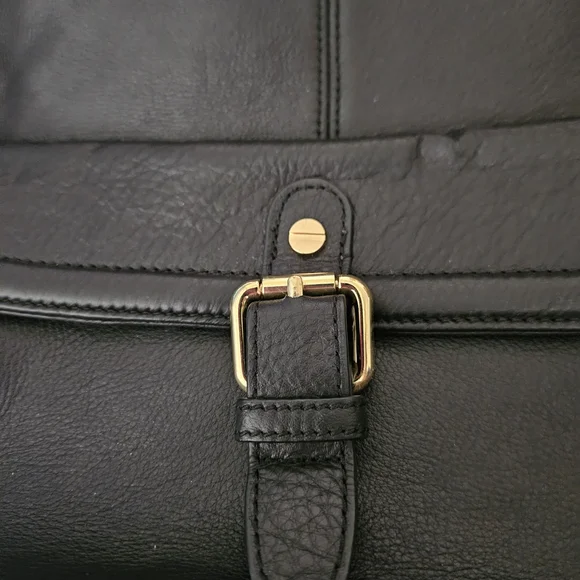 Lily Jade Meggan Black Leather Diaper Bag SALE SALE SALE all Offers - Picture 5 of 12